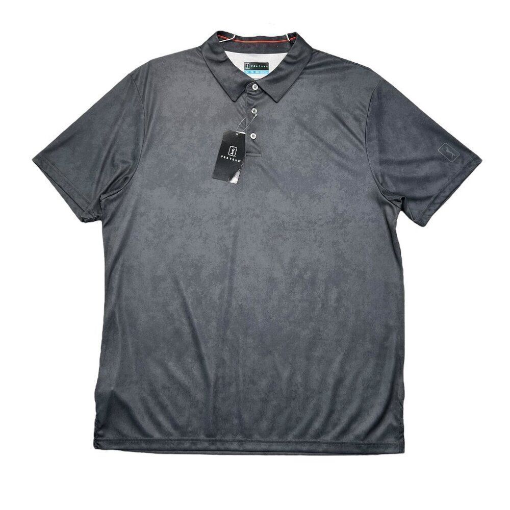 PGA Tour Golf Polo Men's XL Mositure Wicking Performance Stretch Shirt‎